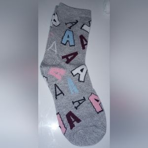 Women's Set of 6 Initial A Socks 🧦